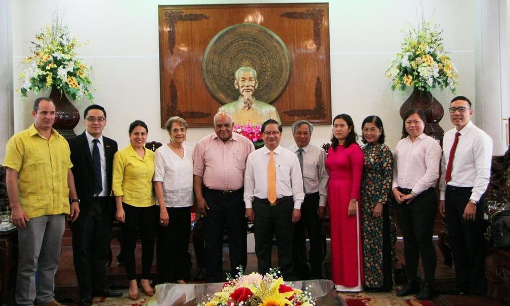 The New Cuban Ambassador Visits Ho Chi Minh City, Can Tho