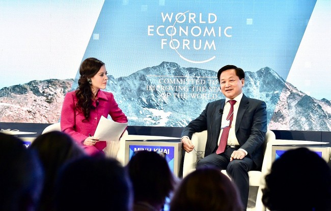 Vietnam's Deputy PM Active at WEF Davos 2022