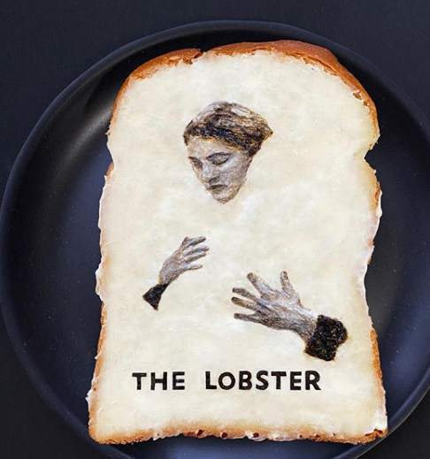 japanese artist makes her creations on plain bread using edible ingredients