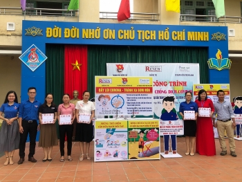 project renew equips five schools in quang tri for protection and prevention