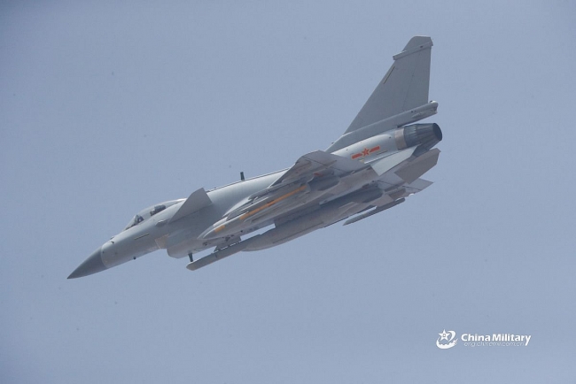Chinese bomber, fighter approaches Taiwan for 8th time this month