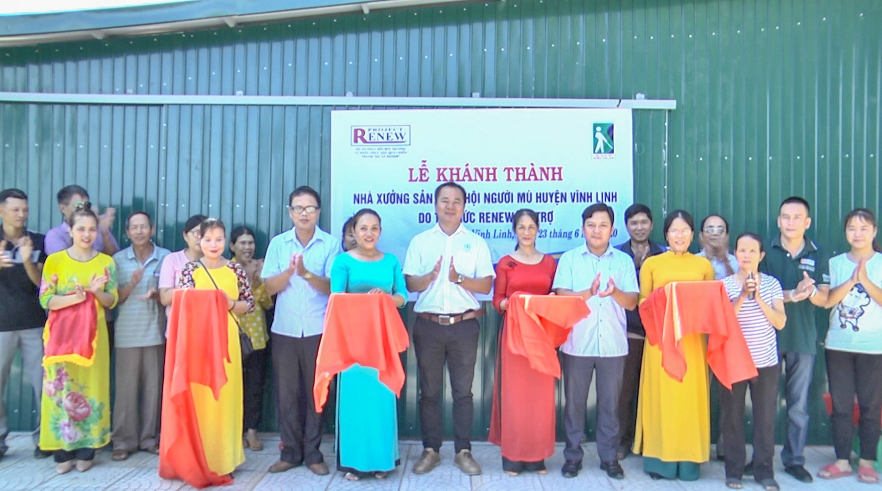 Quang Tri: Project RENEW launches newly-built workshop for blind association