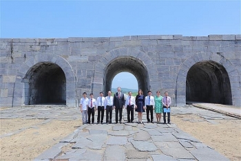 us funded renovation of unesco recognised ho dynasty citadel gate completed