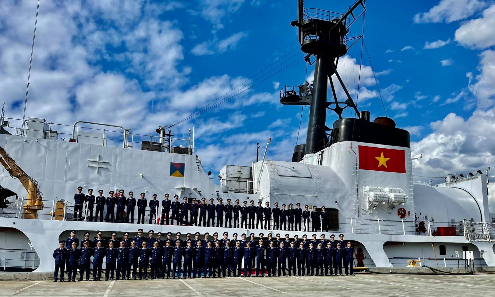 CSB 8021 Patrol Vessel about to depart from US to Vietnam