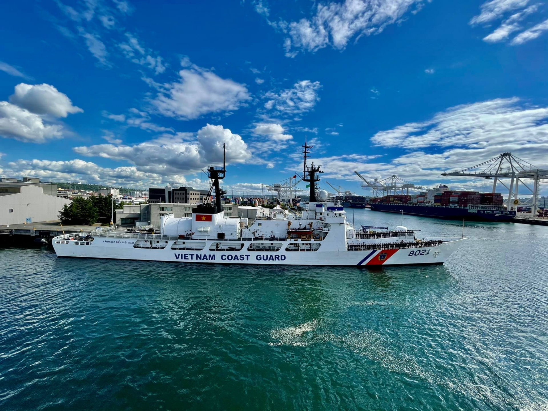 CSB 8021 Patrol Vessel about to depart for Vietnam