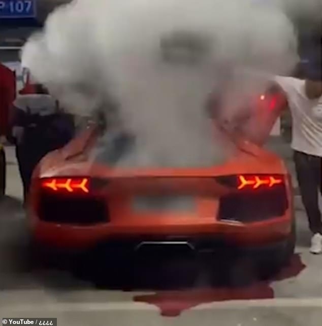 USD 400,000 Lamborghini goes up in smoke after owner try to barbecue meat