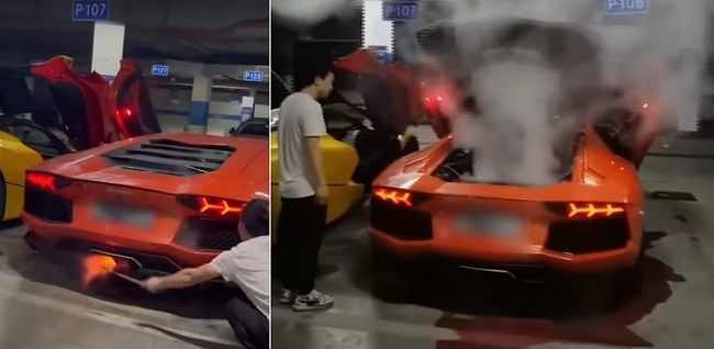 "Exceed the limit" using $400,000 Lamborghini to barbecue meat, owner pays $80,000 bill