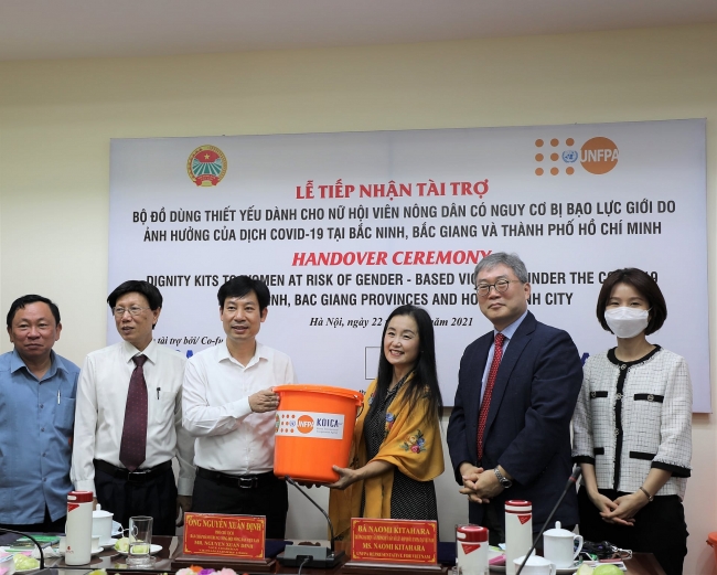 UNFPA, KOICA, Australia and Japan support women in Covid-19-hit provinces