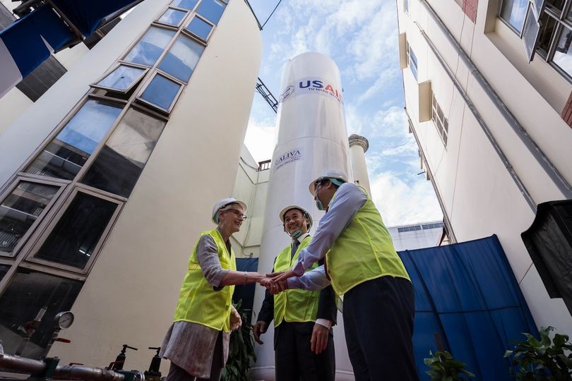new system to ensure medical oxygen supply in hanois hospital