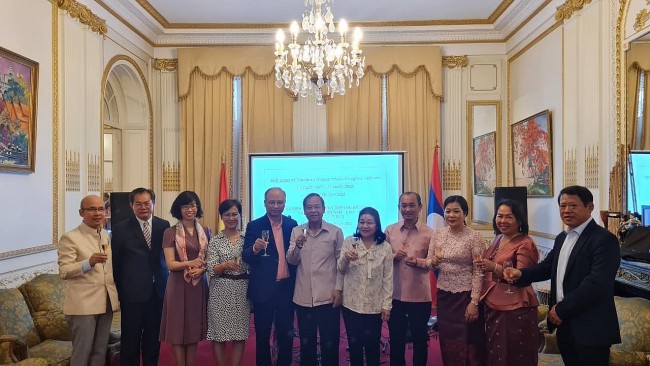 Exchanges Marking Vietnam-Laos Friendship and Cooperation Held in France