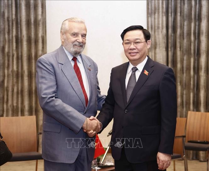 Top Legislator Meets Hungary-Vietnam Friendship Association's Leaders