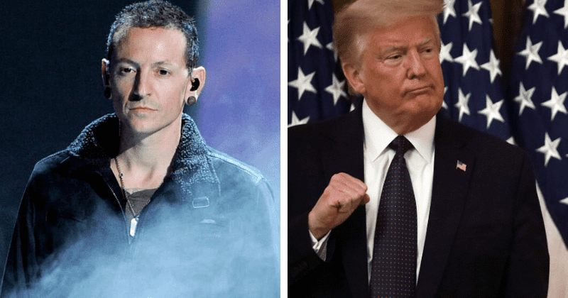 trump tweet using linkin parks song disabled over copyright complaint