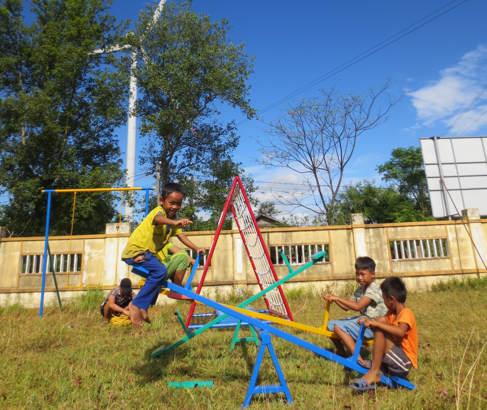 New playgrounds bring fun-filled summer to mountainous kids in Quang Tri
