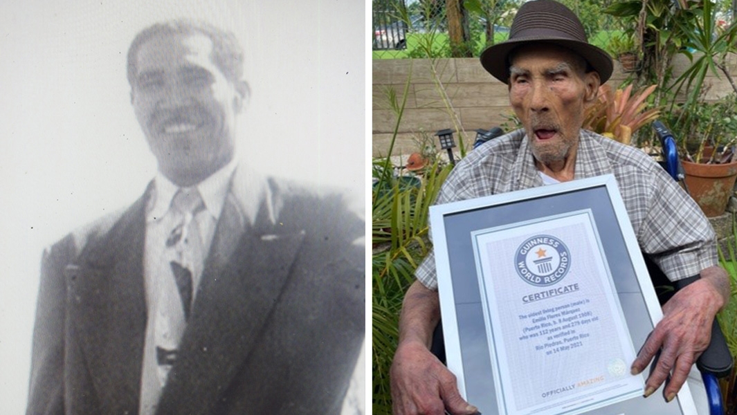 The world's oldest living man shares key to have "a long and happy life"