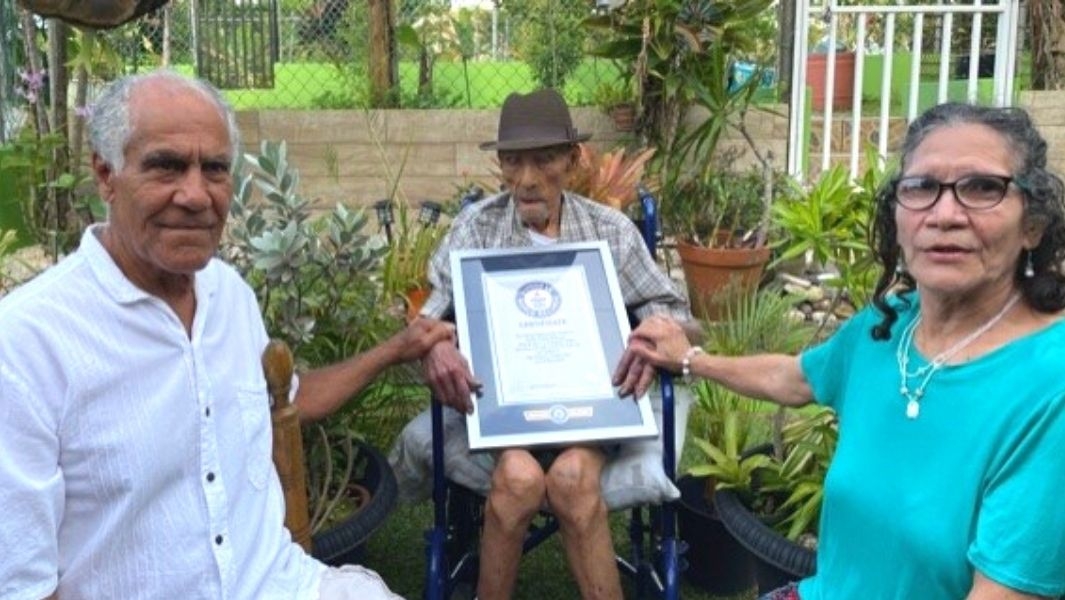 The world's oldest living man shares key to have "a long and happy life"