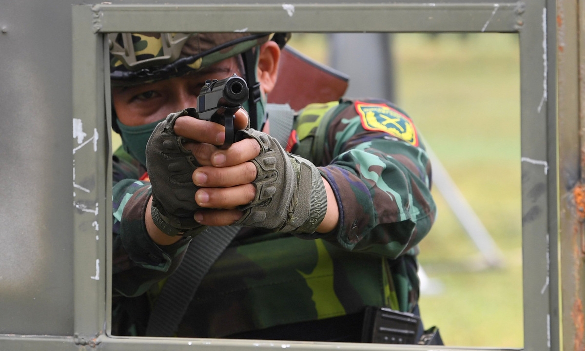 Vietnamese snipers determined and busy preparing for Army Games