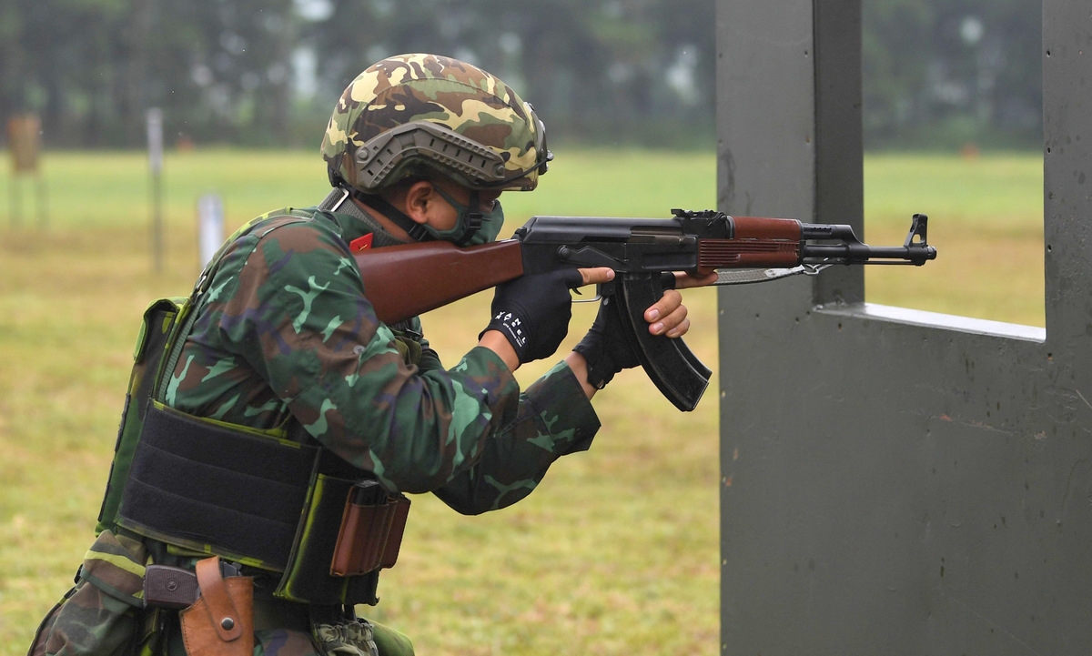 Vietnamese snipers determined and busy preparing for Army Games