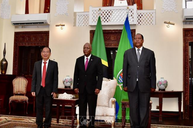 vietnamese ambassador presents credentials to tanzanian president