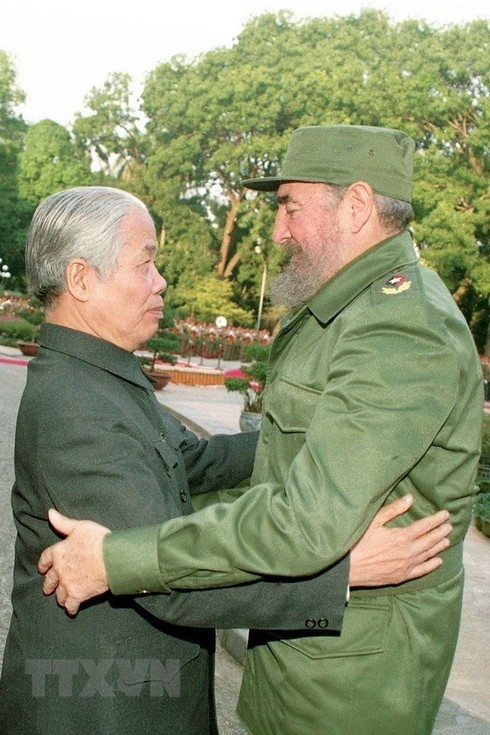 late cuban president fidel castro is remembered in vietnam