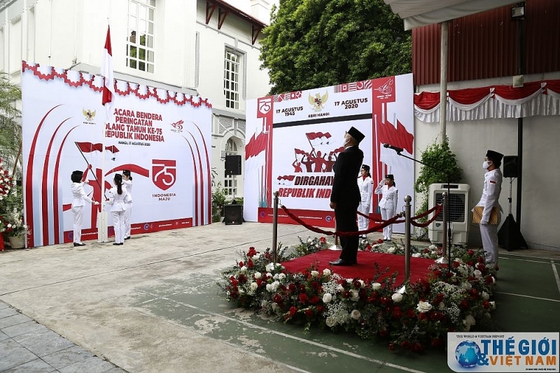 indonesias independence day observed in hanoi