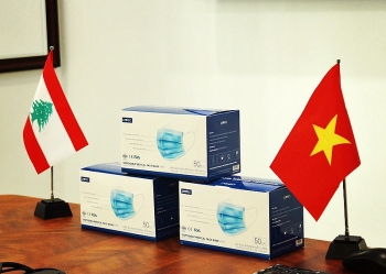 vietnam based charity donates 10000 masks and gloves to hospital in beirut