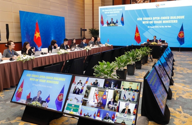 ASEAN, UK hold Economic Dialogue prioritising economic recovery post-COVID-19