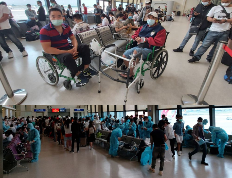 Over 570 vietnamese citizens brought home on two days