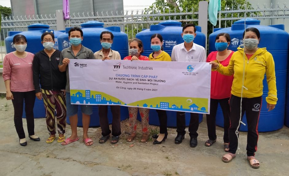 Habitat helps building healthy and safe communities in Tien Giang