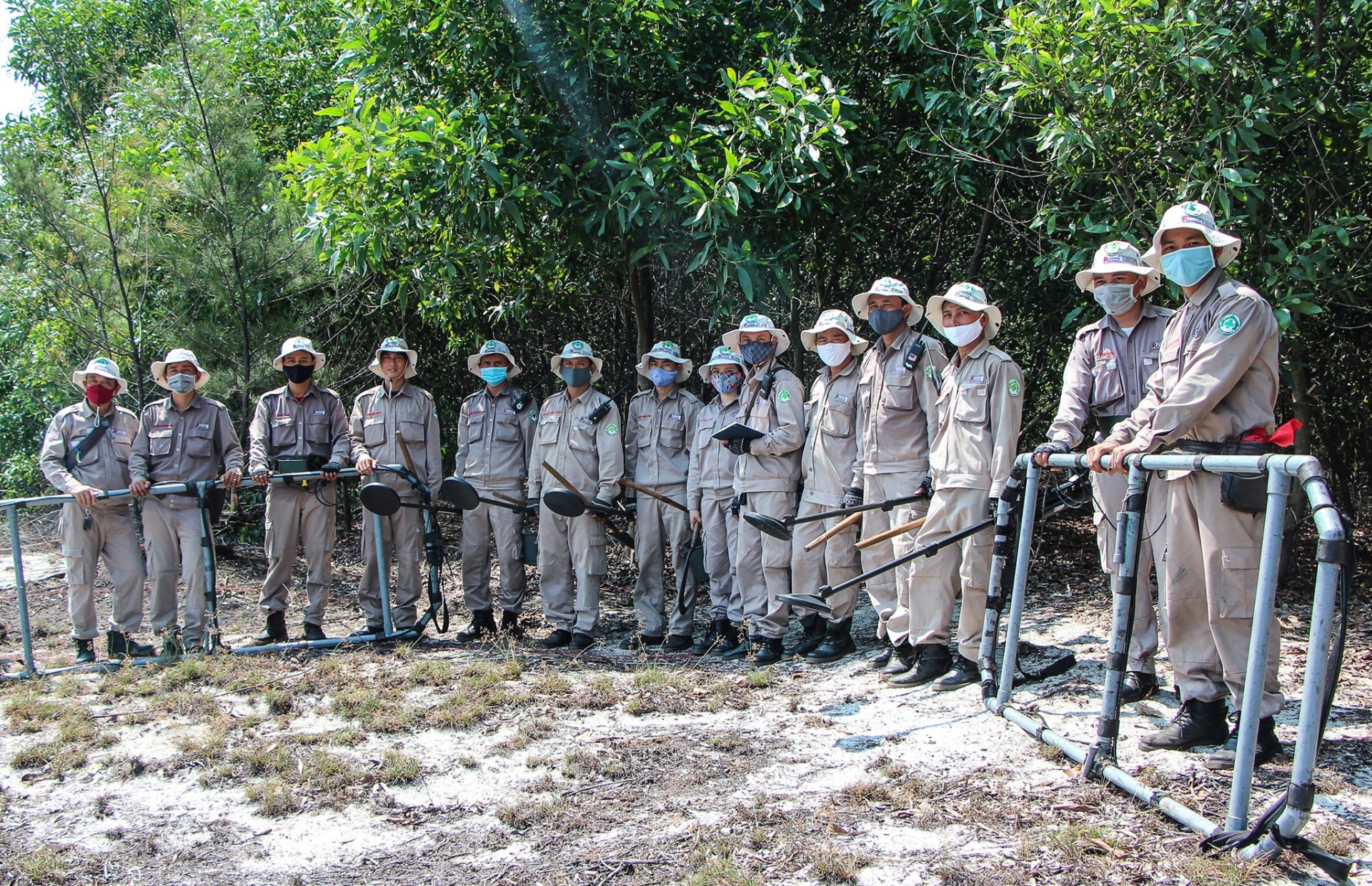 Returning to landmines clearance amid fall in new COVID 19 cases