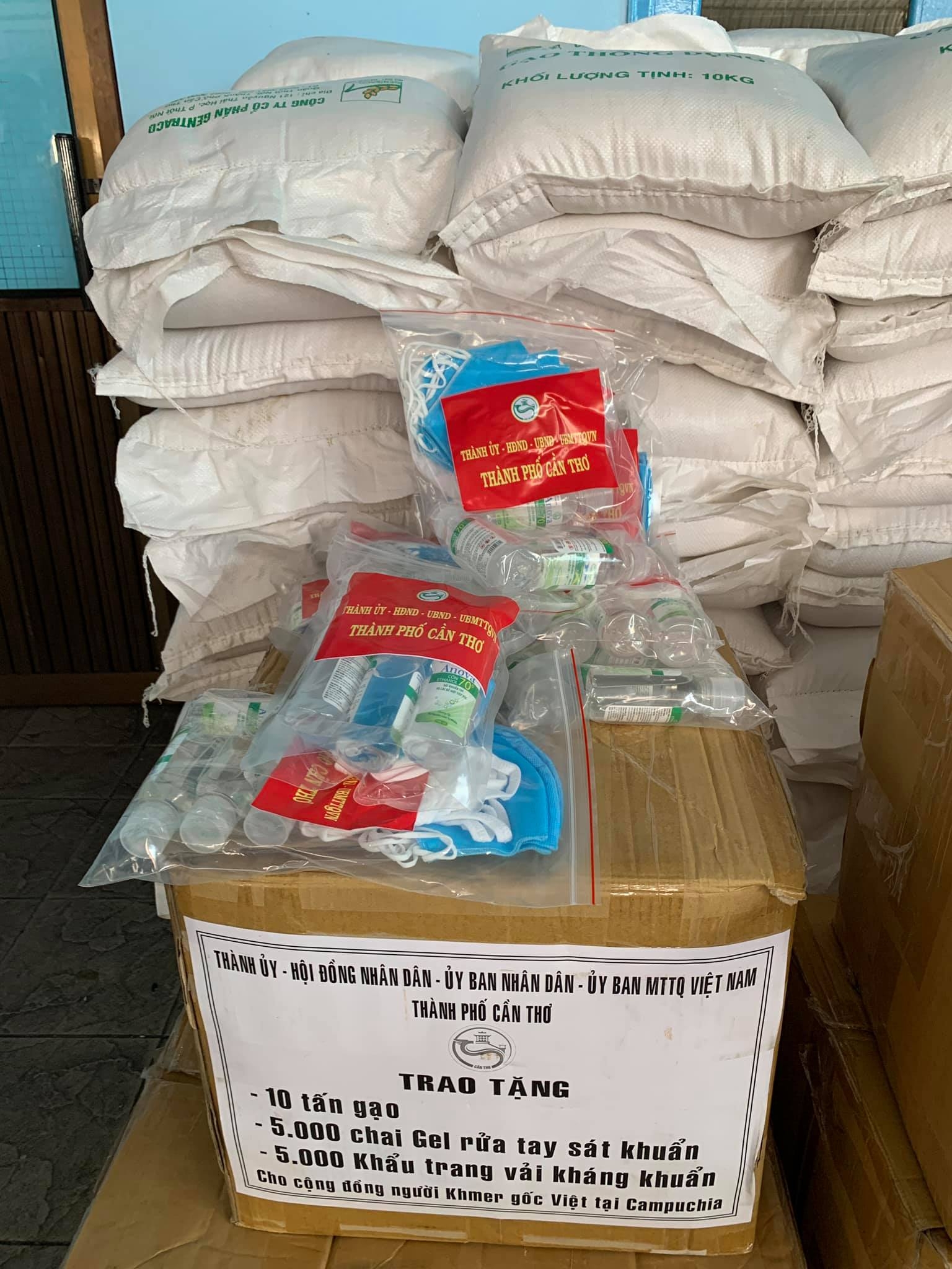 Relief delivered to COVID 19-hit Vietnamese Cambodians