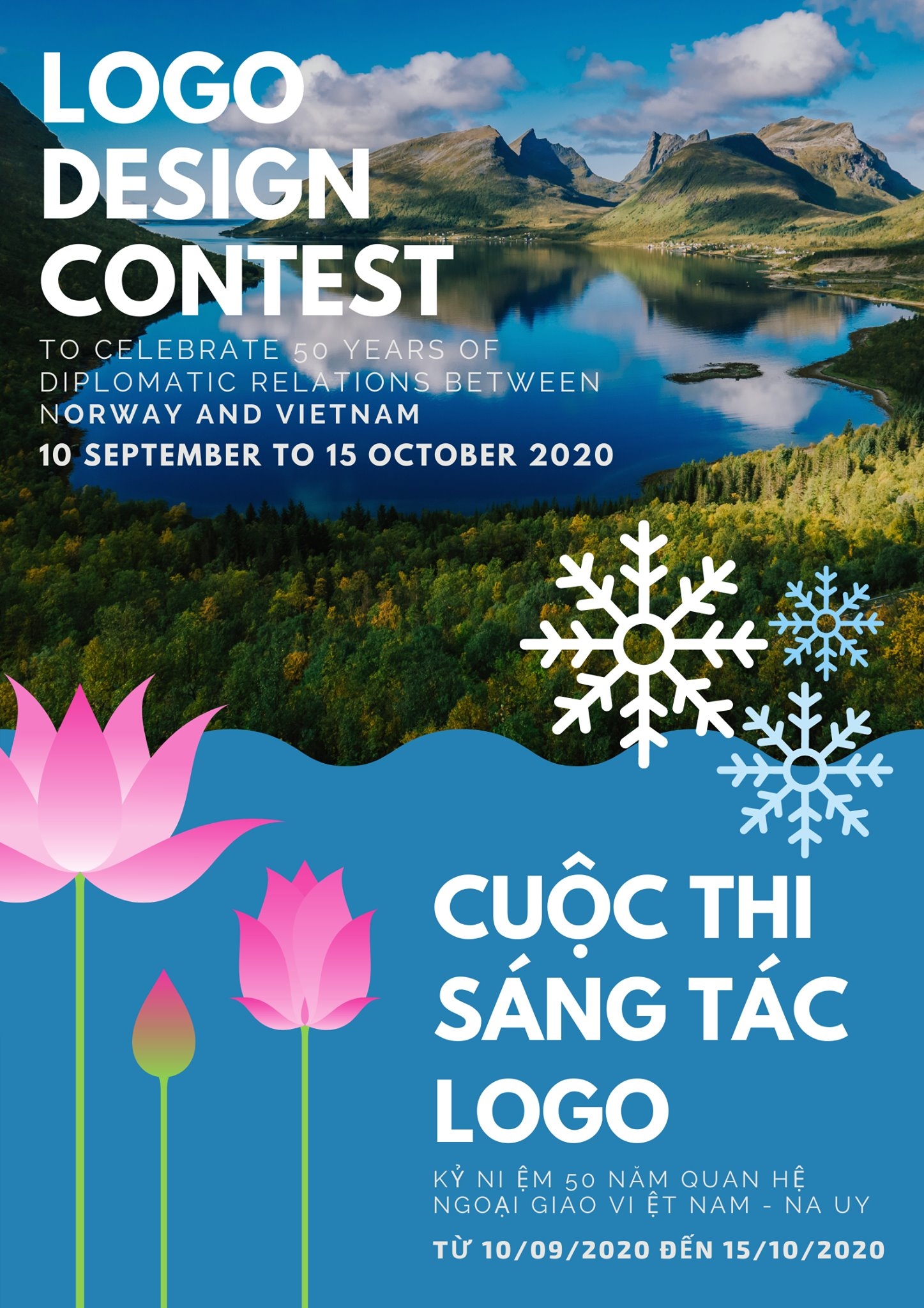 Logo design contest marking Vietnam-Norway 50 years of diplomatic ties launched