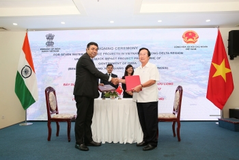 india funds seven water management projects in four vietnams mekong delta provinces