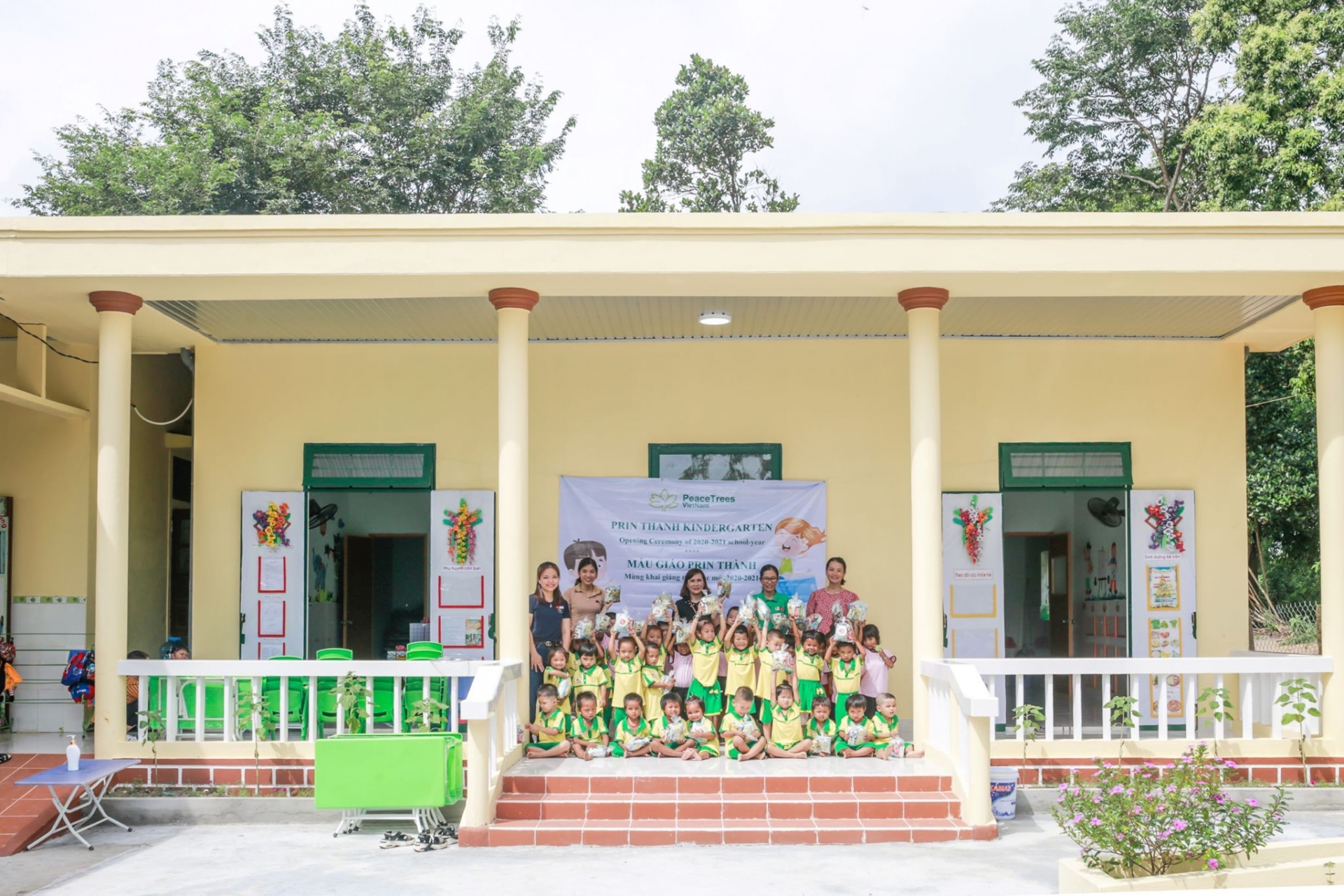 Kindergarten built by PeaceTrees Vietnam in Quang Tri