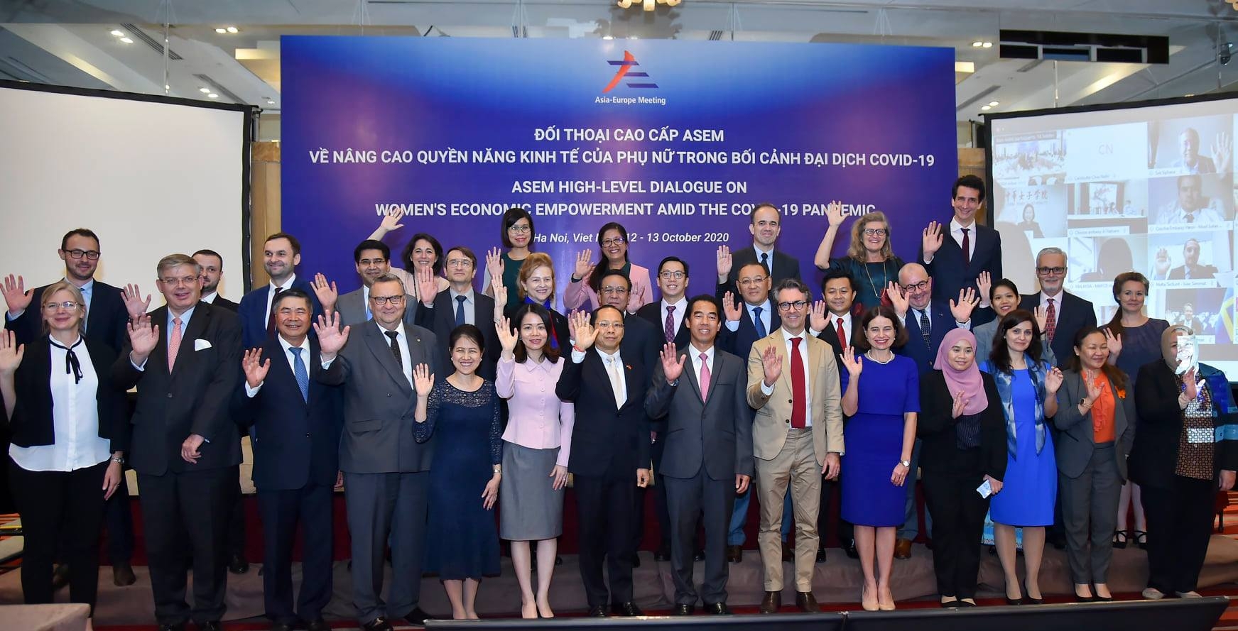 ASEM striving to achieve 'twin goals' of 'not leaving anyone and any women behind'