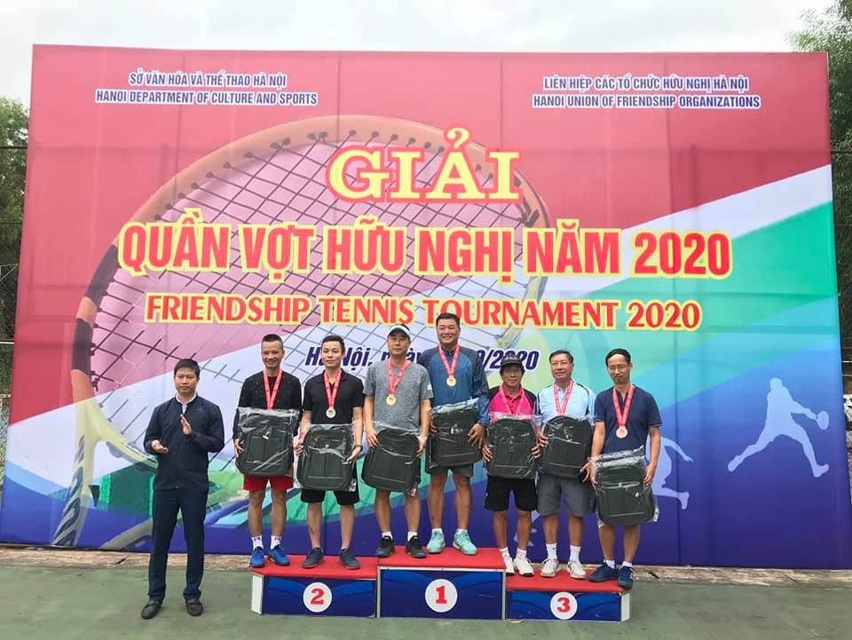 Nearly 100 athletes join 2020 Friendship Tennis Tournament in Hanoi