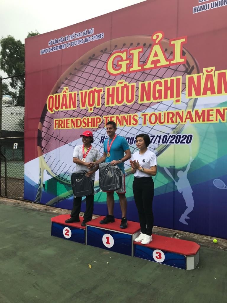 Nearly 100 athletes join 2020 Friendship Tennis Tournament in Hanoi