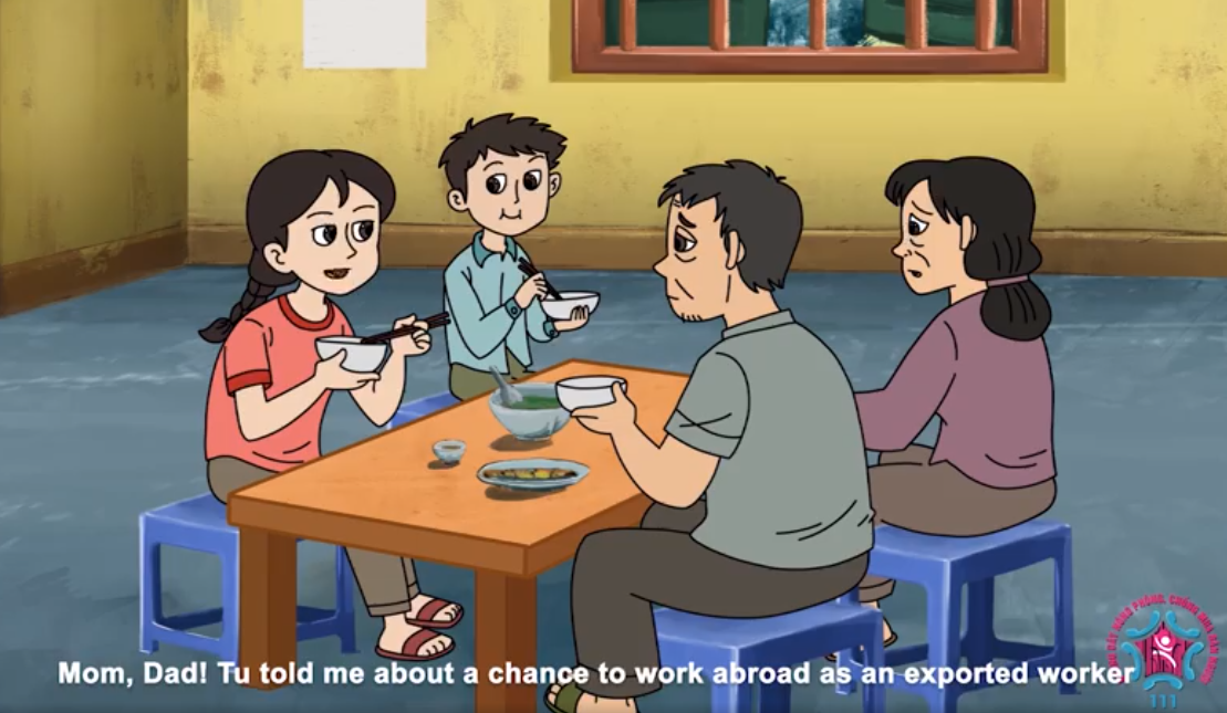 Vietnam uses cartoon to increase awareness and prevention of human trafficking