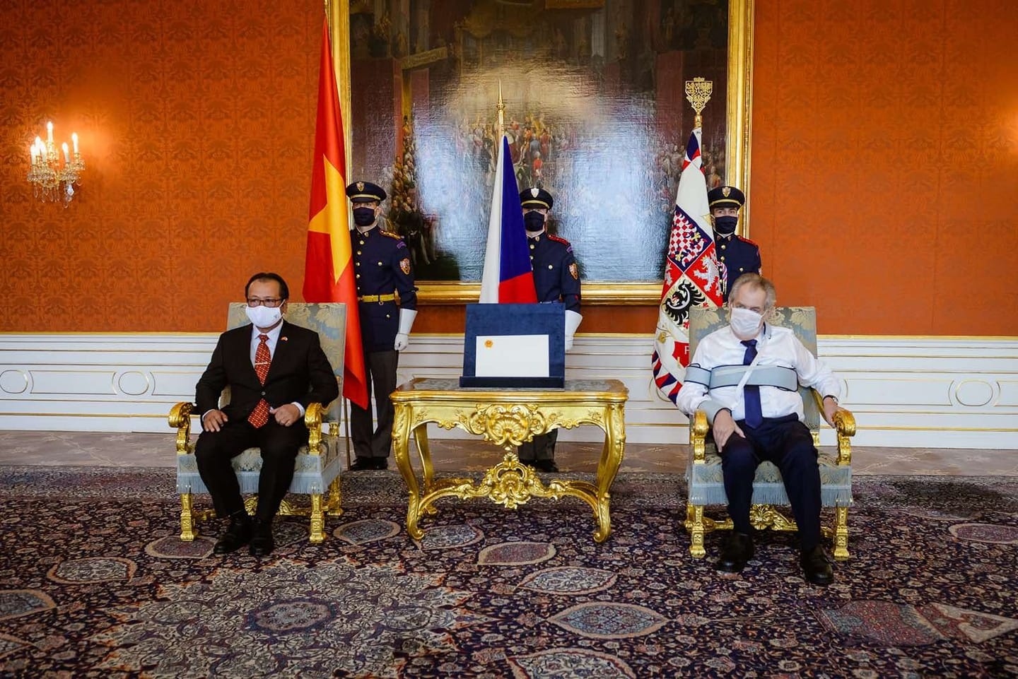 Vietnamese ambassador presents credentials to czech president