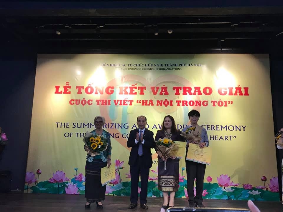 Contestant from Palestine won first prize of writing contest “Hanoi in my heart”