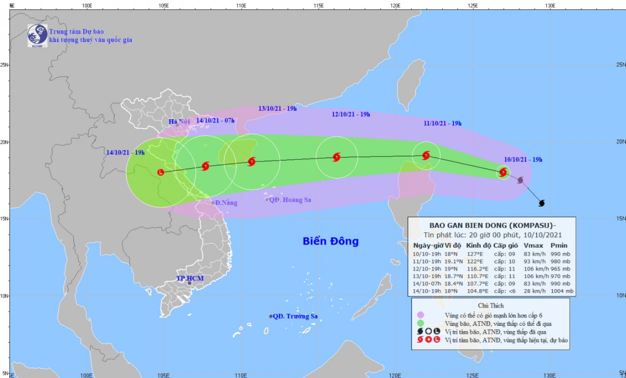 Storm Lionrock Moves Toward North-Central Vietnam, Another Fresh Storm Forecast
