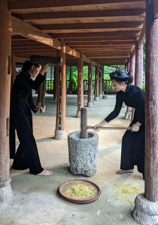 Flavor of Cao Bang green rice