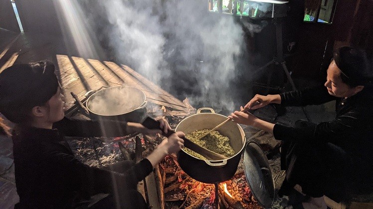 Flavor of Cao Bang green rice