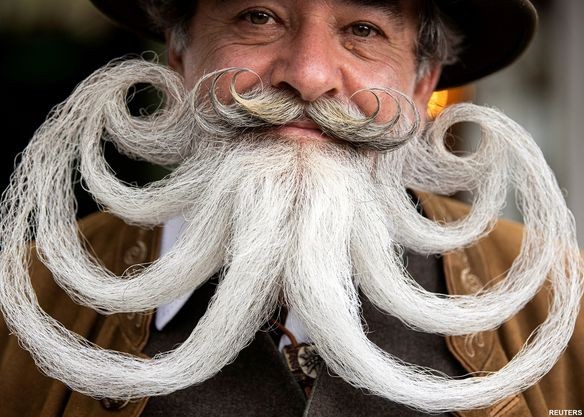 Check Out The Hairy Creations at German Moustache and Beard Championships 2021