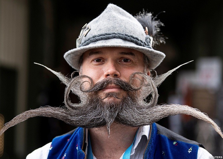 Check Out The Hairy Creations at German Moustache and Beard Championships 2021