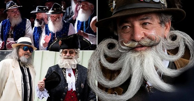 Check Out Facial Hair Creations at German Moustache and Beard Championships 2021