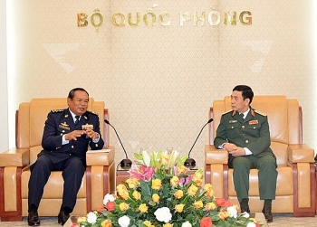 Cambodian air force commander welcomed in Hanoi