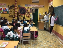over 20 israeli volunteers renovate schools teach english to sa pas children