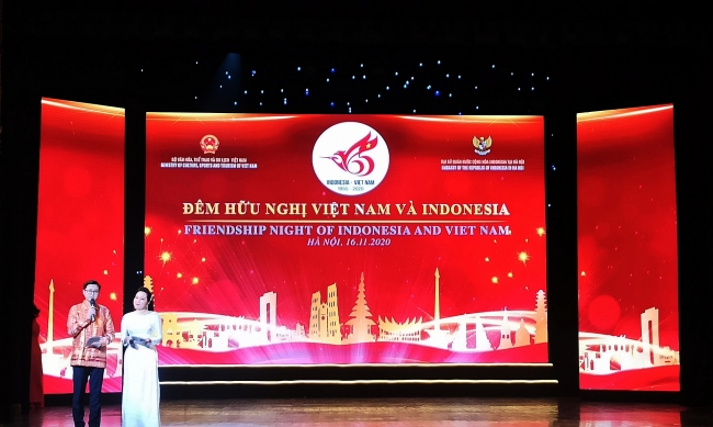 Friendship night of Vietnam and Indonesia marks 65 years of ties