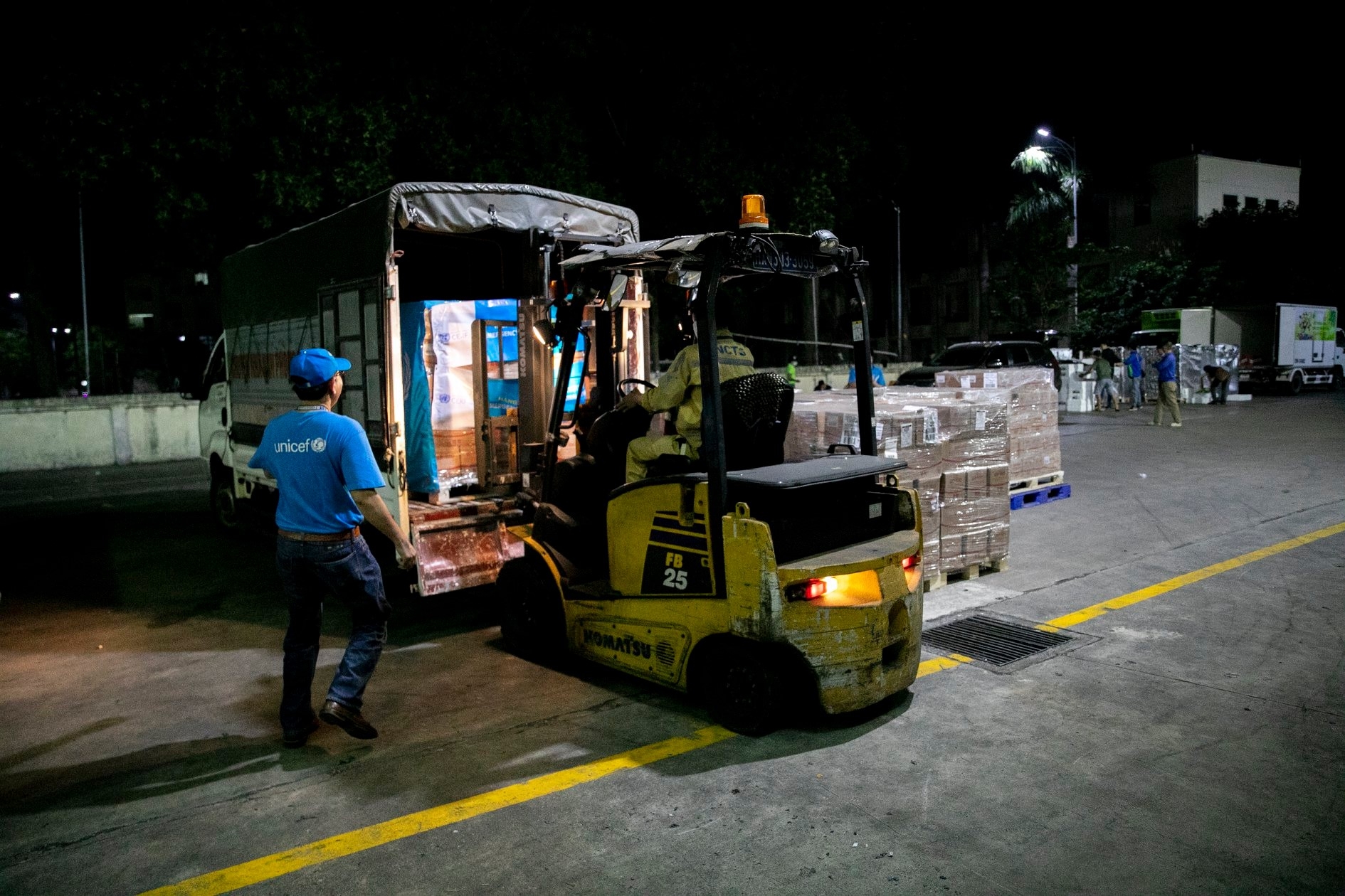 10 tons of therapeutic food for malnourished children ready to distribute central vietnam