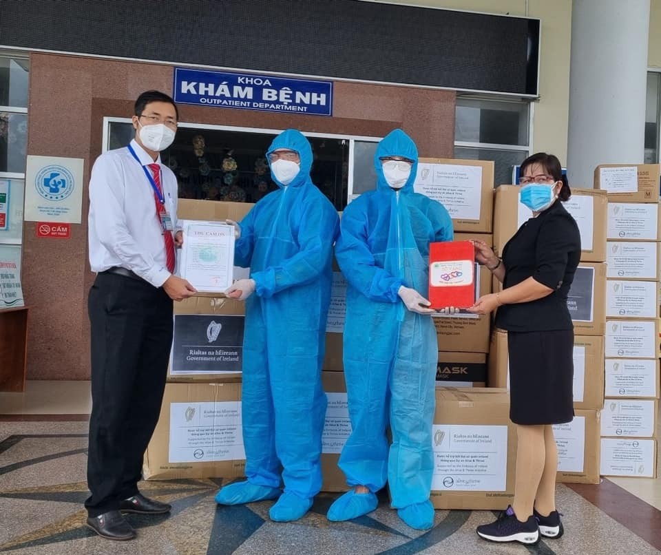 medical supplies sent to vietnam as covid infections soar